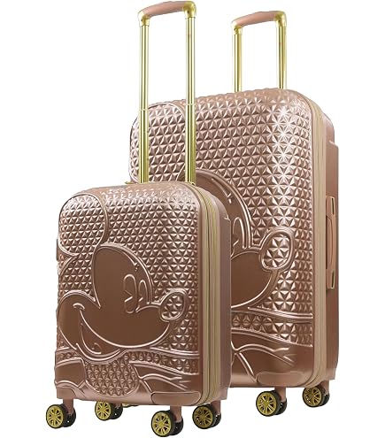 Amazon.com | FUL Disney Mickey Mouse 3 Piece Rolling Luggage Set